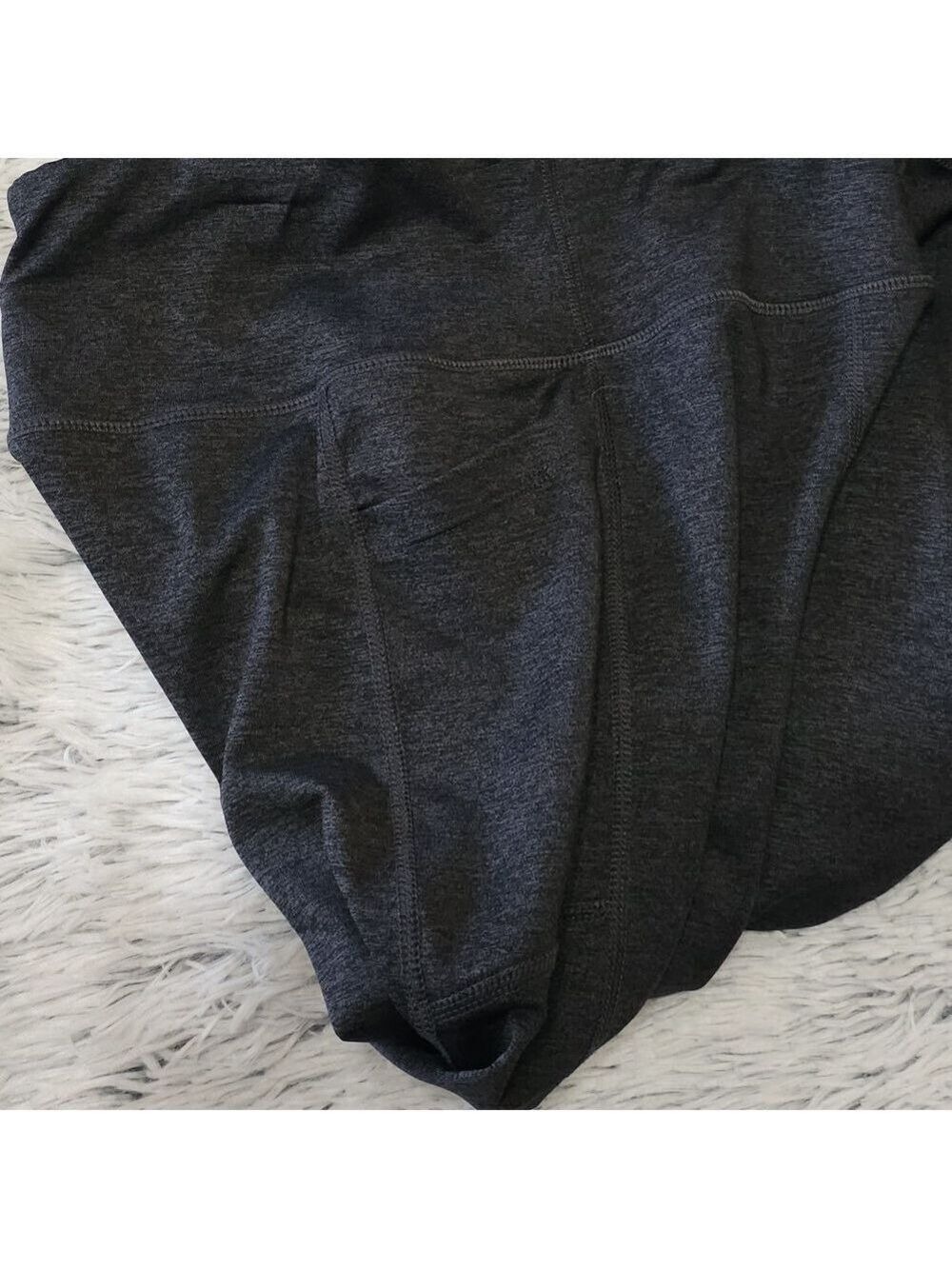 Avia Women's Charcoal Heather Stretch Leggings - Picture 3 of 3